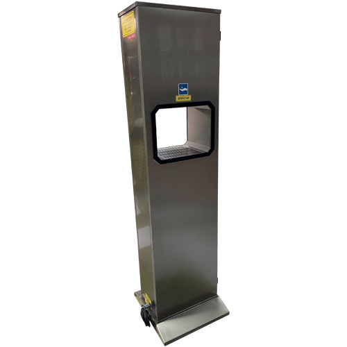Articolo 19DISP160 UNITÀ DI DISINFEZIONE PROFESSIONALE IN ACCIAIO - Correlato al Mod. 19DISP030 Dispenser di gel disinfettante o detergente - Osd gruppo Ecotech srl